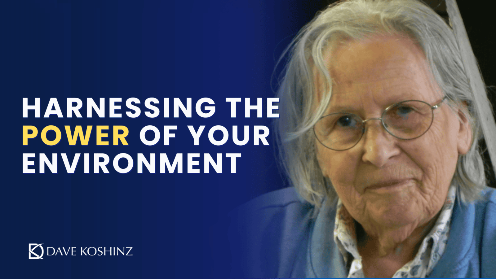 Practice What You Preach: Harnessing the Power of Your Environment